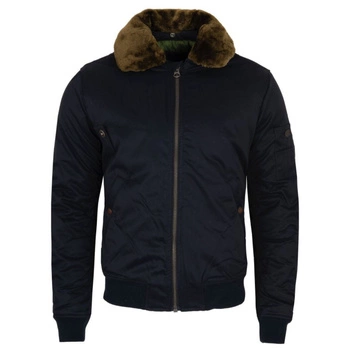 Kurtka męska Pepe Jeans Barron zimowa bomberka granatowa