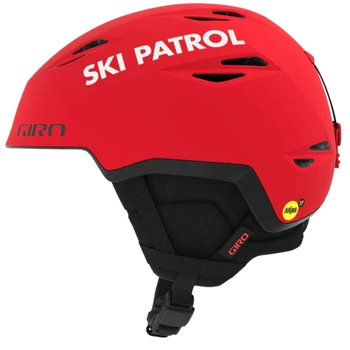Kask dla dorosłych Giro Grid Spherical MIPS narciarski czerwony ski patrol