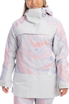 Kurtka damska Roxy x Chloe Kim Overhead narciarska membrana 15K pastelowa