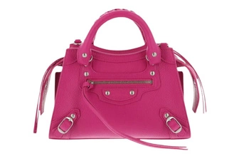 Torebka Balenciaga Neo Classic skórzana mała różowa