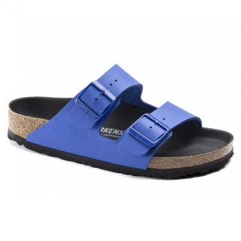Klapki damskie Birkenstock Arizona BS birko-flor niebieskie r. 39