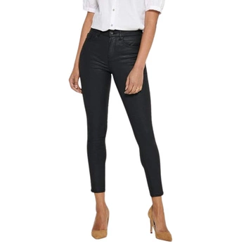 Spodnie damskie Only Hush Skinny Mid Waist rurki czarne r. XS