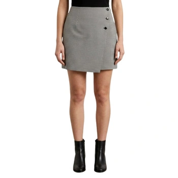 Spódnica damska Naf Naf Brice mini w pepitkę