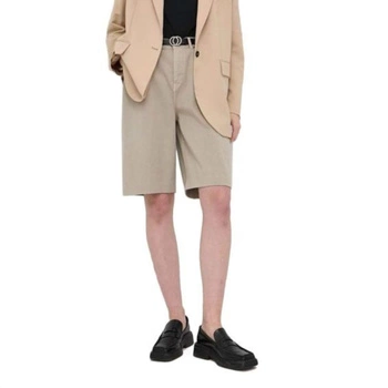 Spodenki damskie Trussardi beżowe bermudy