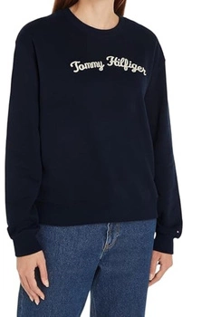 Bluza damska Tommy Hilfiger Mdrn Reg Script dresowa klasyczna z polarem