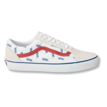 Buty męskie Vans Old Skool Logo białe trampki zamszowe