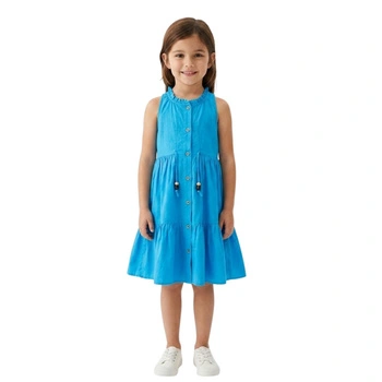 Sukienka dziewczęca Zara bawełniana na lato