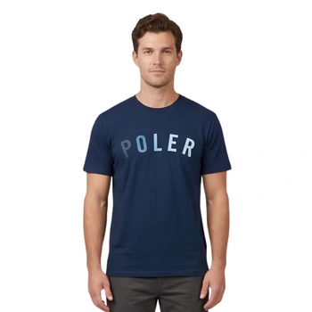 Koszulka męska Poler State Tee bawełniana granatowy r. XL