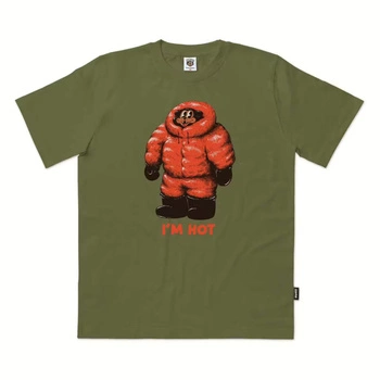 Koszulka męska The Dudes El Bufo Im Hot T-Shirt bawełniana khaki