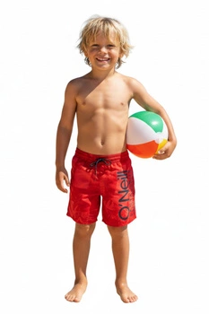 Spodenki kąpielowe chłopięće O'Neill Cali Floral czerwone