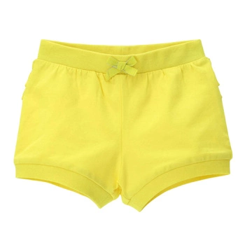 Spodenki dziewczęce Original Marines krótkie żółte z falbanką