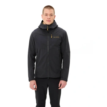 Kurtka męska Vaude Roccia Softshell II wiatroszczelna czarna r. M