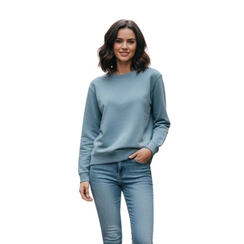 Bluza damska Zara klasyczna cienka niebieska