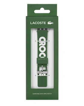 Pasek silikonowy Lacoste do zegarka Apple Watch 38/40 mm zielony