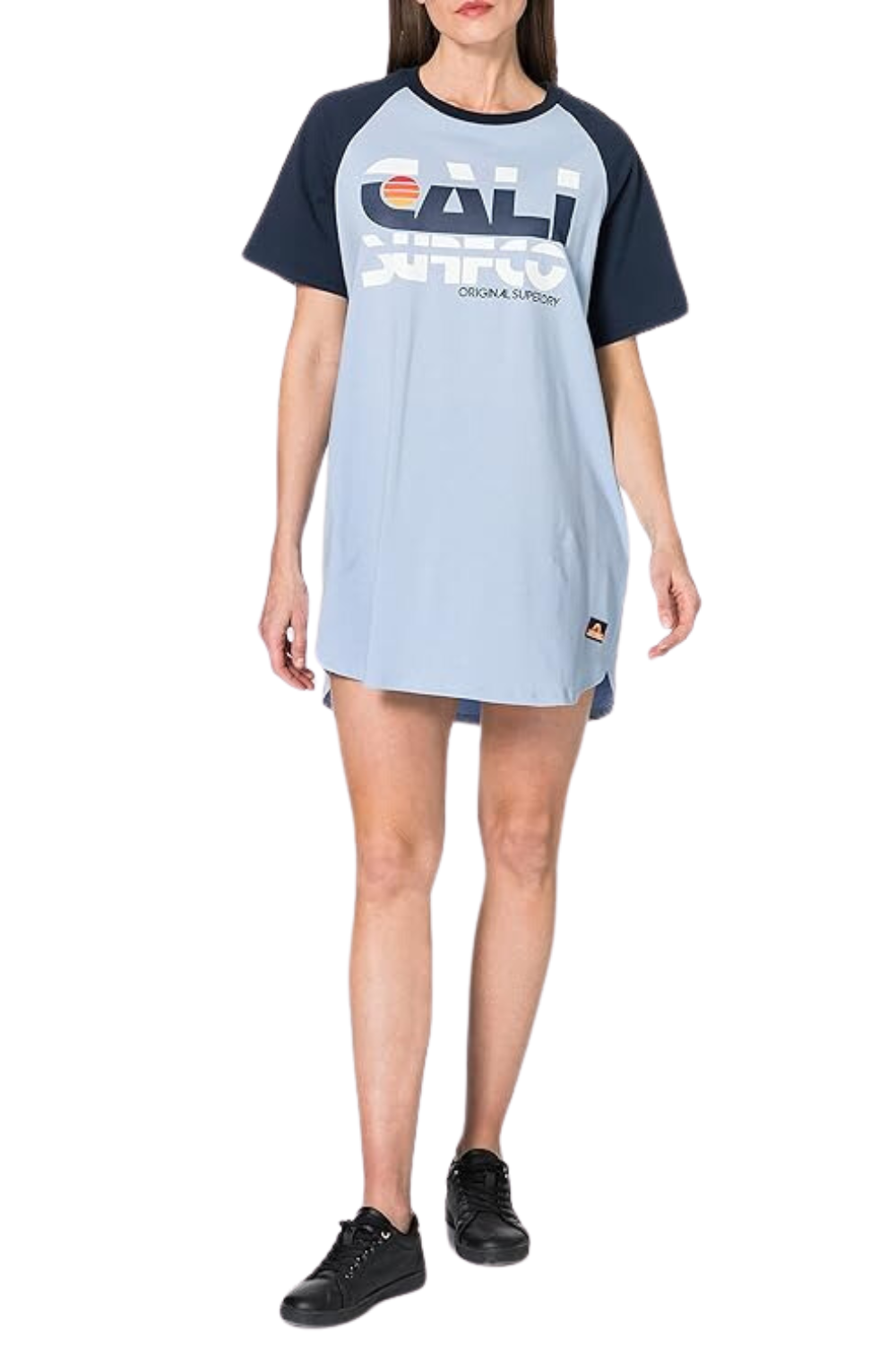 Superdry Damen Vintage Long Beach Cami Kleid – Spaghettiträger-Kleid Mit Seitentaschen
