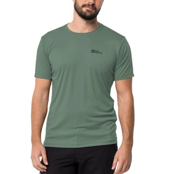 Koszulka męska Jack Wolfskin Tech sportowa zielona