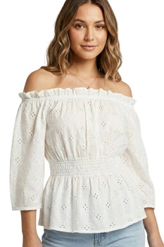 Bluzka damska Zara biała crop top