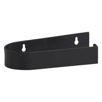 Uchwyt na papier toaletowy Nordal Sotra minimalistyczny stalowy czarny