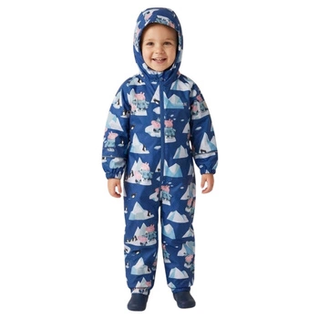 Kombinezon dziecięcy Regatta Świnka Peppa Pobble przeciwdeszczowy granatowy