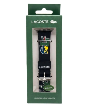Pasek silikonowy Lacoste do zegarka Apple Watch 42/44/45/49 mm comic print