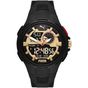 Zegarek męski sportowy Puma Bold P5078 kwarcowy cyfrowo-analogowy czarny