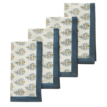 Komplet serwetek Bungalow Denmark Samira bawełniane 4 sztuki