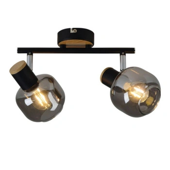 Lampa sufitowa Nave Fumoso regulowana czarna