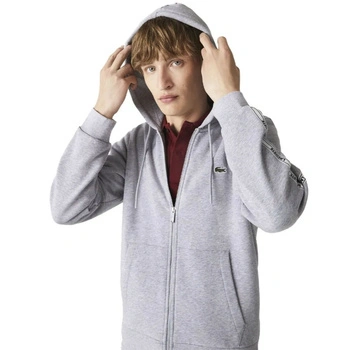 Bluza męska Lacoste SH1209 rozsuwana z kapturem szara r. M