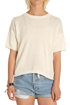 Bluzka damska Element Memories swetrowa ecru