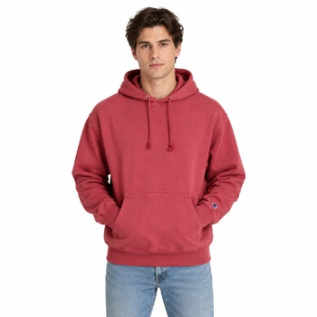 Bluza męska Champion Acit Wash Minimal bordowa r. L