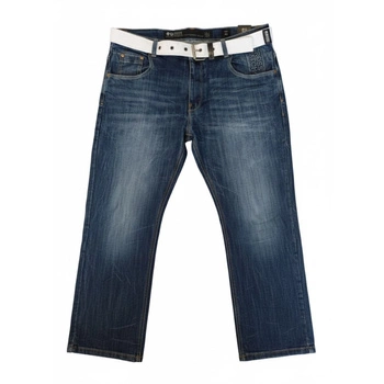 Spodnie męskie CrossHatch New Baltimor szerokie prost jeansowe