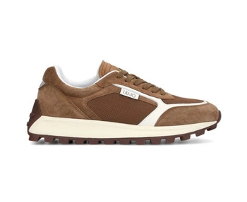 Buty męskie Liu Jo Running 02 sportowe sneakersy ciemno brązowe