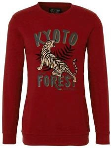 Bluza męska Shiwi Sweater Kyoto Forest z tygrysem r. XL