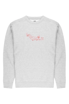 Bluza męska Poler Scuba Steve szara bez kaptura