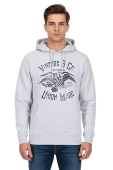 Bluza męska Jack&Jones Aaron szara z kapturem