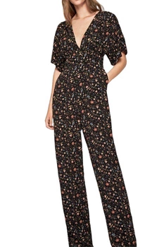 Kombinezon damski Pepe Jeans Lilian długi w kwiaty