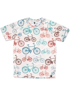 Koszulka męska Hoopoe z nadrukiem w rowery