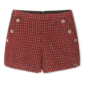 Spodenki dziewczęce Guess szorty czerwone eleganckie