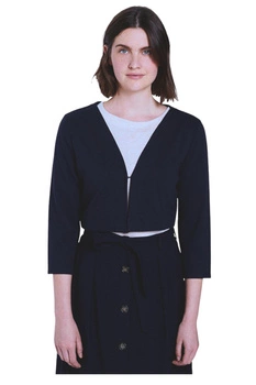 Sweter damski Tom Tailor bolerko granatowe