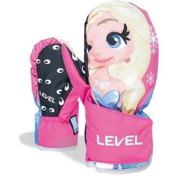 Rękawice narciarskie Level Frozen zimowe dziecięce różowe r. 2-3 lata