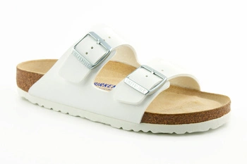 Klapki damskie Birkenstock Arizona bs z miękką wkładką białe r. 39