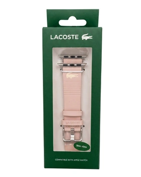 Pasek skórzany Lacoste do zegarka Apple Watch 38/40 mm różowy