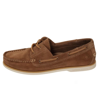 Buty męskie Lumberjack Navigator skórzane zamszowe mokasyny brązowe