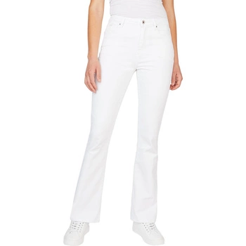 Spodnie damskie Pepe Jeans Dion Flare dzwony jeansy białe r. W26