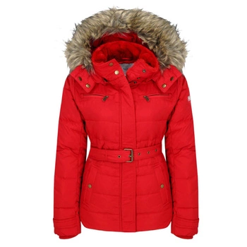 Kurtka damska Pepe Jeans Carrie zimowa puchowa czerwona