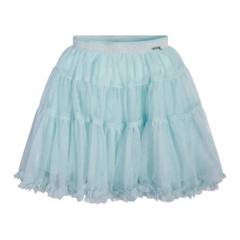 Spódnica dziewczęca Guess Aqua Tulle tiulowa miętowa