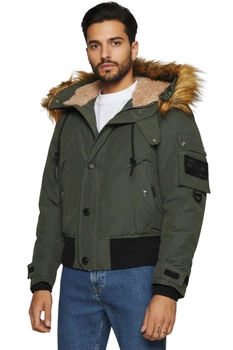 Kurtka męska  Diesel W-Jame zimowa ciepła z kapturem