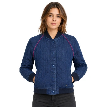 Kurtka damska Trussardi Jeans bomberka przejściowa jeansowa r. DE 44