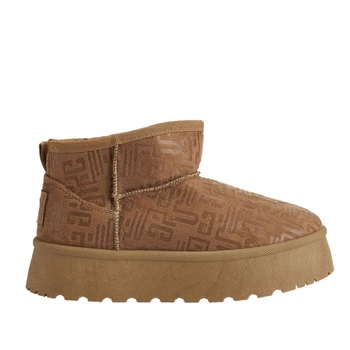 Buty damskie Lee Cooper zimowe z kożuszkiem brązowe r. 40