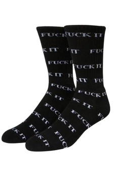 Skarpetki HUF Fuck It wysokie skarpety czarne